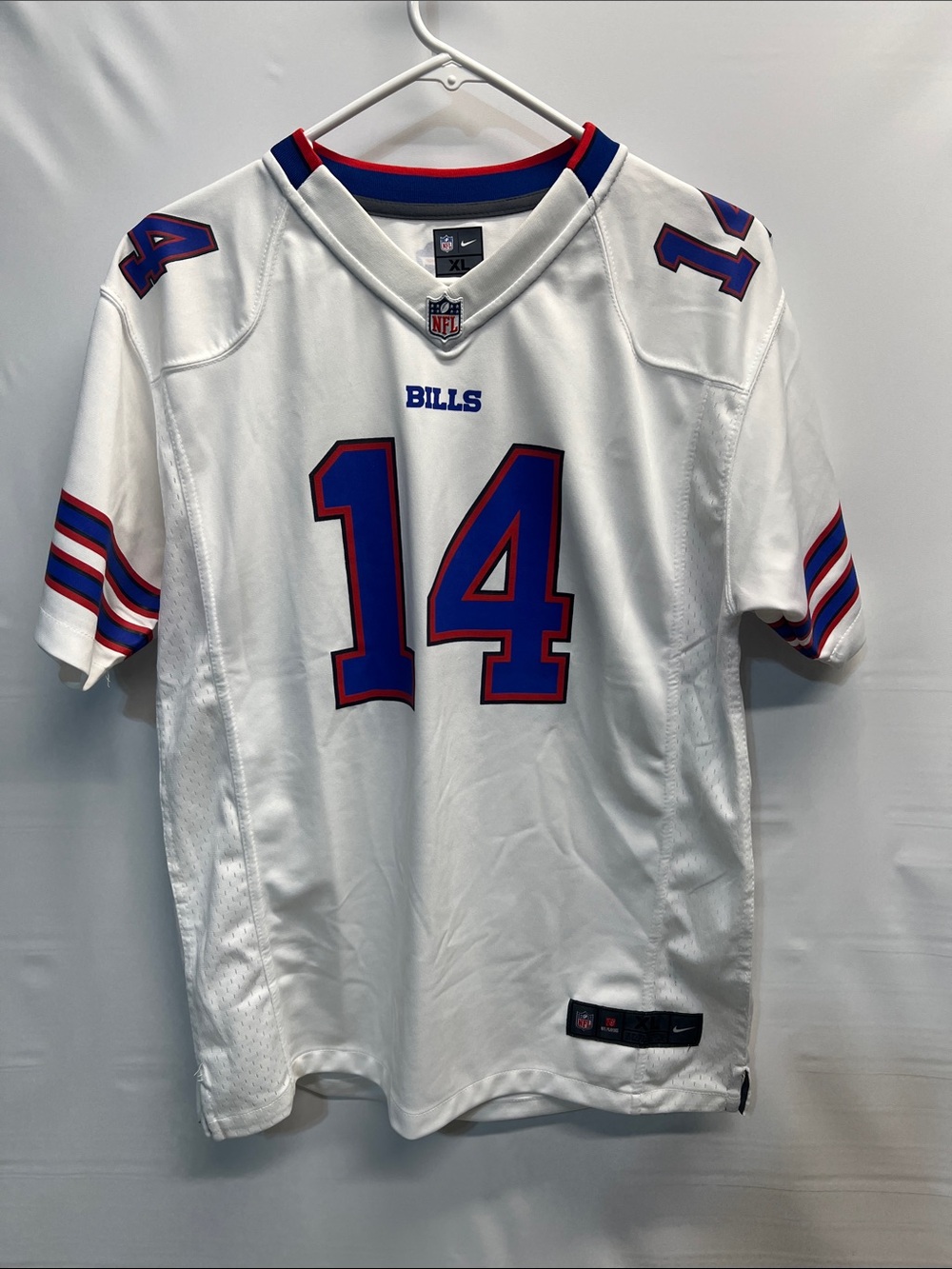 Nike Buffalo Bills #14 Youth XL White On Field NFL Football Jersey